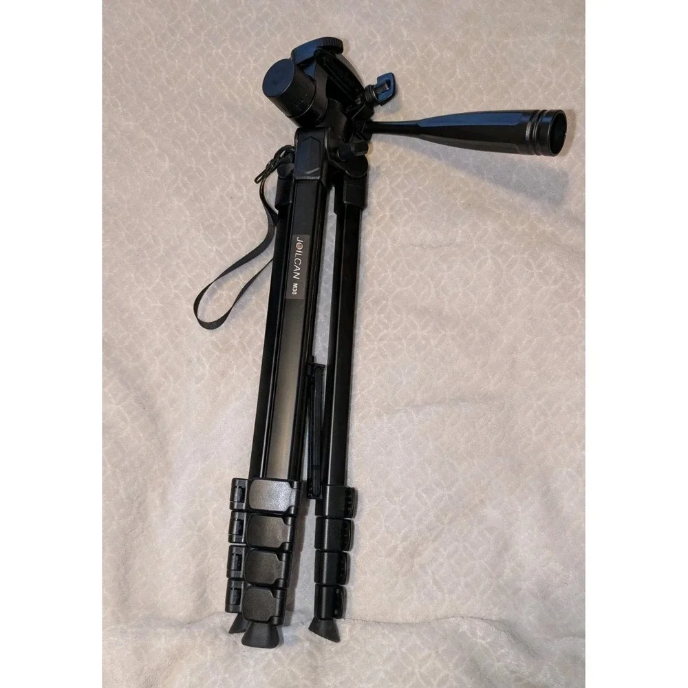 JOILCAN M30 Camera and Phone Tripod Black Aluminum